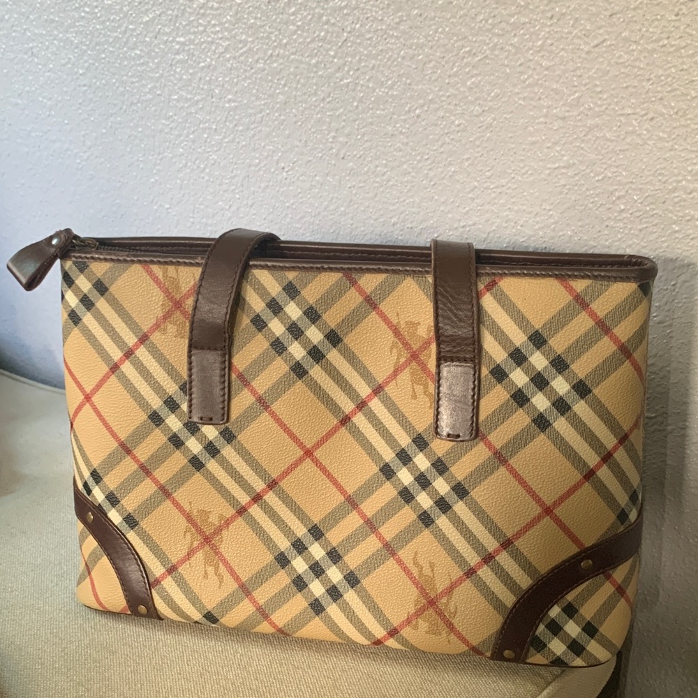Vintage Burberry Shoulder Bag Nova Check with EKD print - Picture 3 of 16